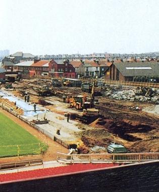 The Kop was bulldozed in the summer of 1994